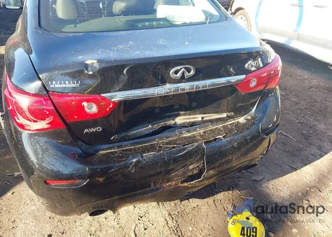 2017 Infiniti Q50 3.0T Premium z USA, uszkodzony, nr VIN JN1EV7AR4HM835538